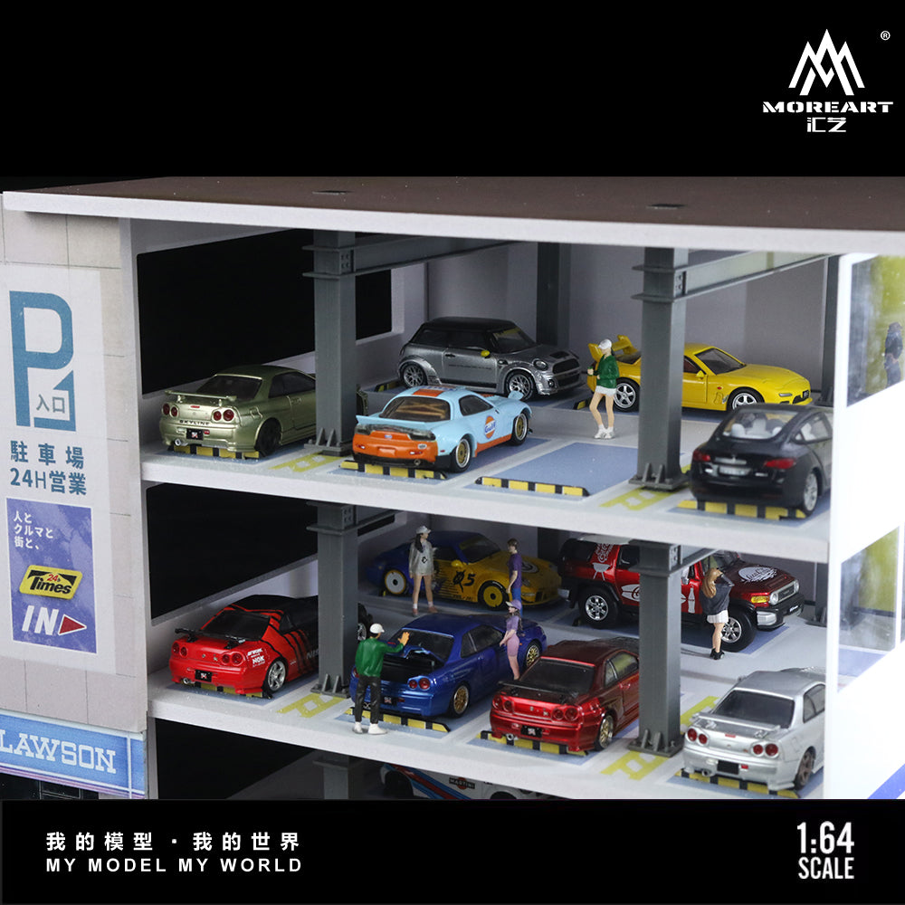 Phụ kiện diorama Japanese Parking MoreArt