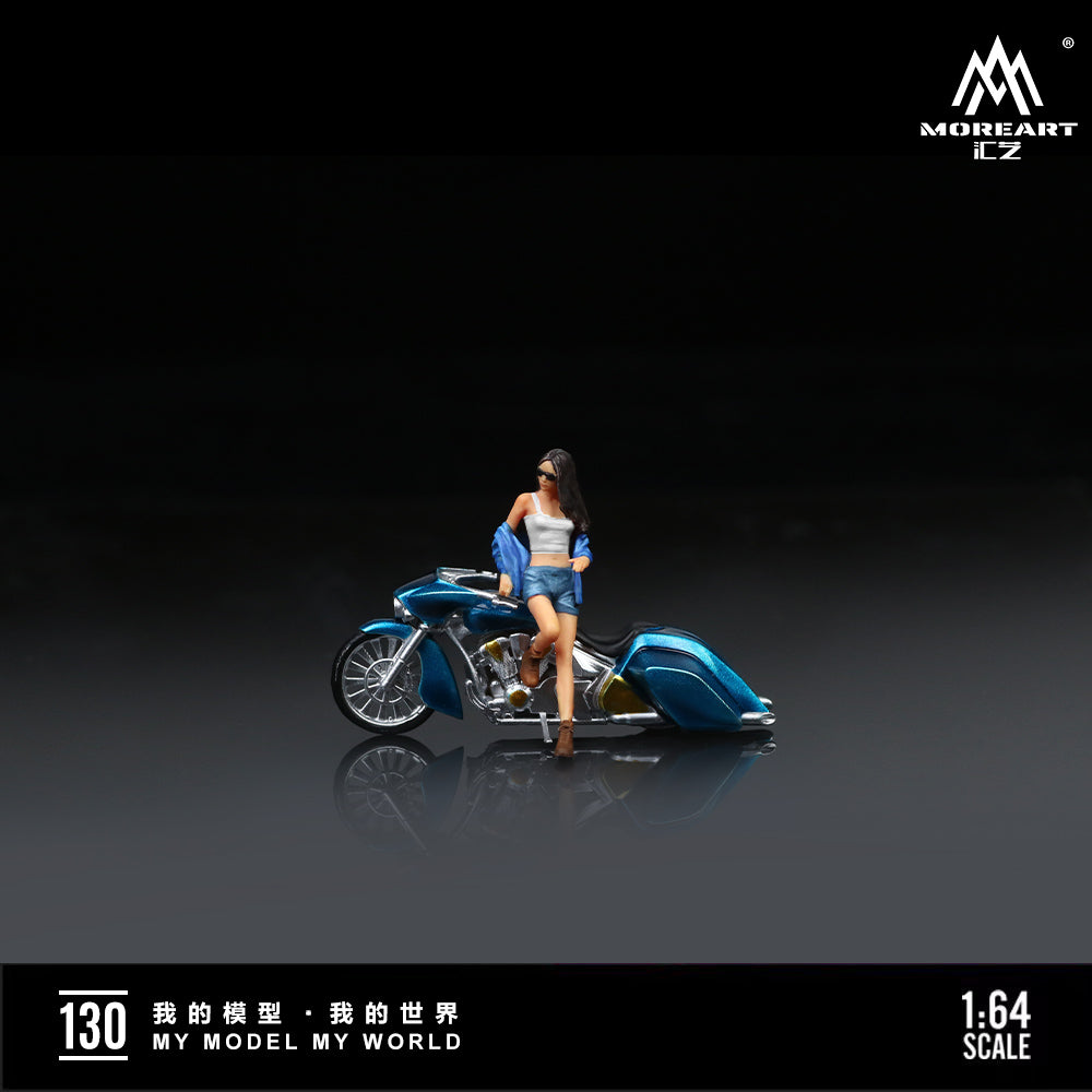 Góc nghiêng diorama Motorbike Girl MoreArt