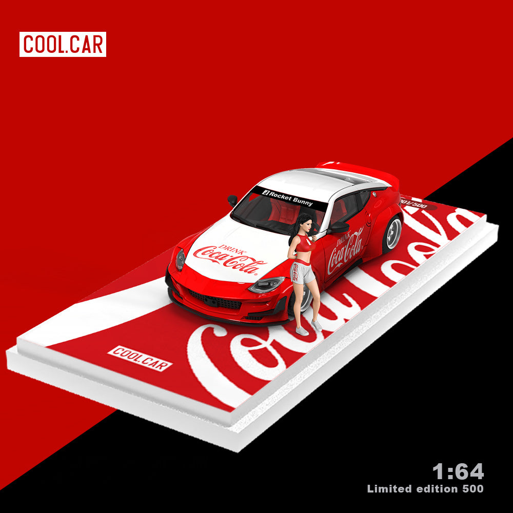 Góc trước xe Nissan 400Z Coca-Cola