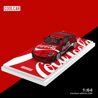 Góc trước xe Nissan 400Z Coca-Cola