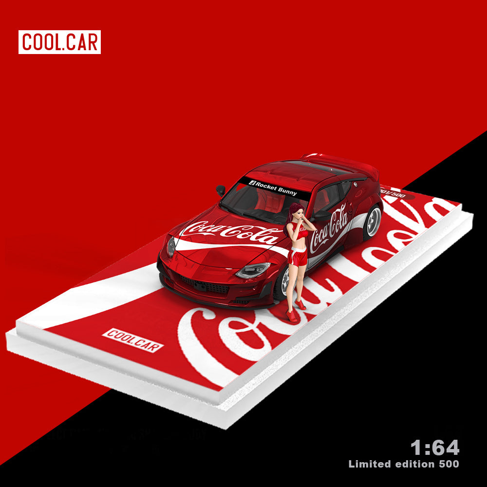 Góc trước xe Nissan 400Z Coca-Cola