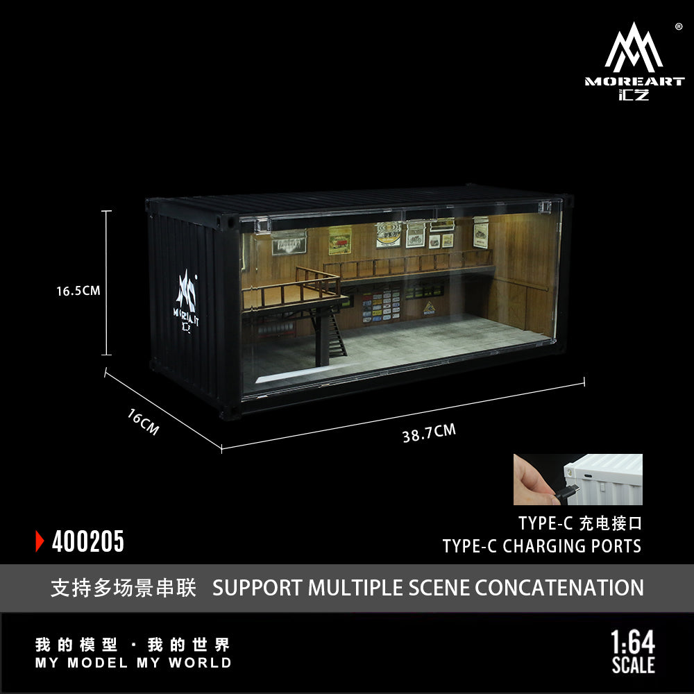 Các nhân vật trong diorama Container Repair Shop