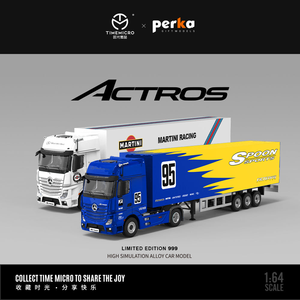 Vỏ hộp xe Mercedes-Benz Actros Truck-SPOON tỉ lệ 1:64