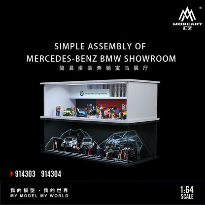 Mô hình Mercedes-Benz trong showroom