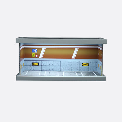 Diorama bãi đỗ xe MOREART Model A từ phía trước