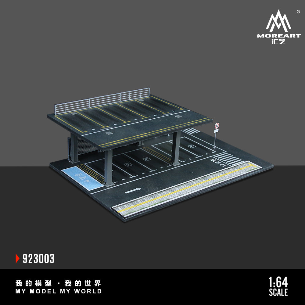 Góc cận cảnh chi tiết sàn đỗ xe