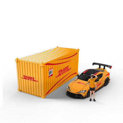 Tổng quan xe SuperPower A90-Orange DHL tỉ lệ 1:64