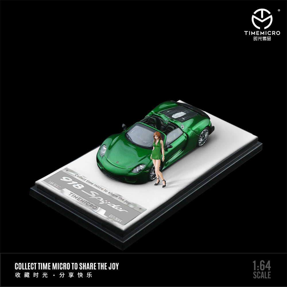 Góc trước xe Porsche 918 Time Micro