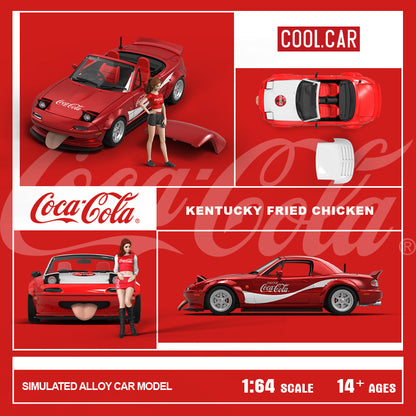 Logo Coca-Cola trên thân xe