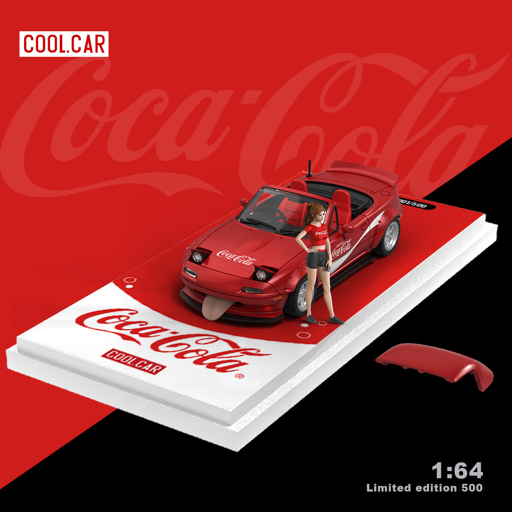 Góc trước xe Mazda MX5 Đỏ Coca-Cola
