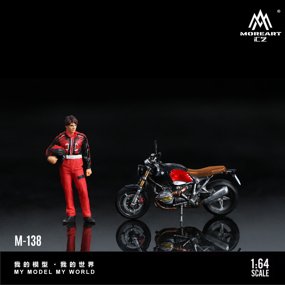 Xe BMW R nineT nhìn từ phía sau MoreArt