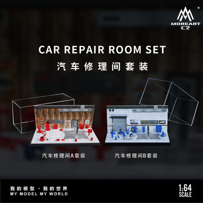 Toàn cảnh Auto Repair Shop A MoreArt với nhiều chi tiết nhỏ