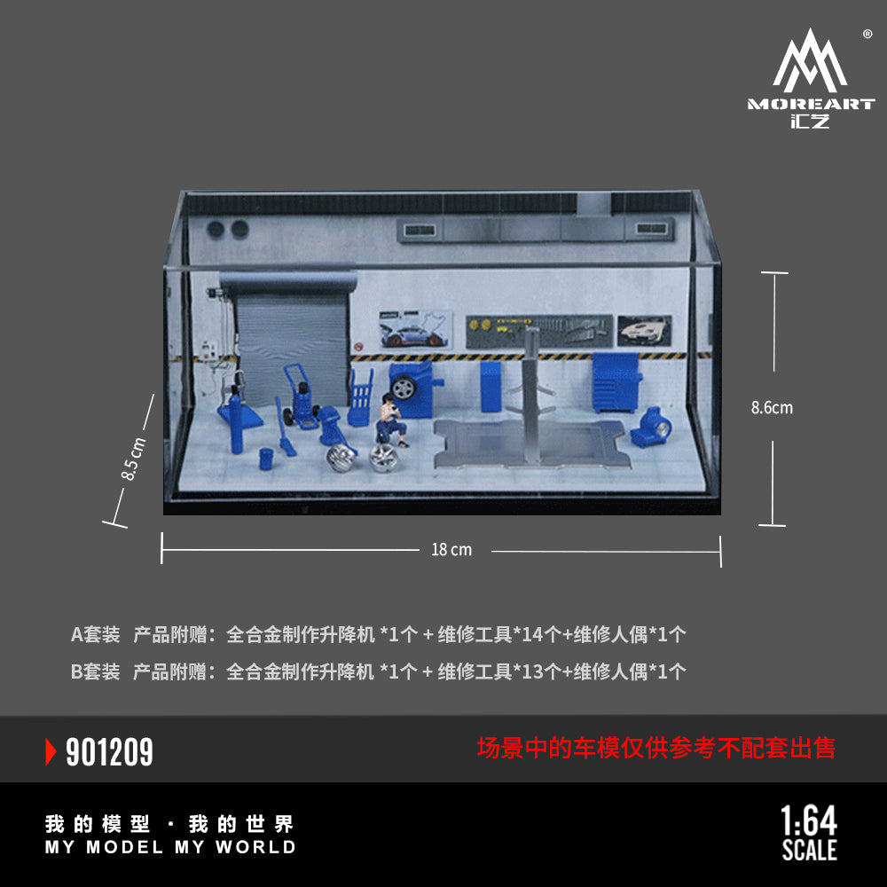 Mô hình xe trong diorama