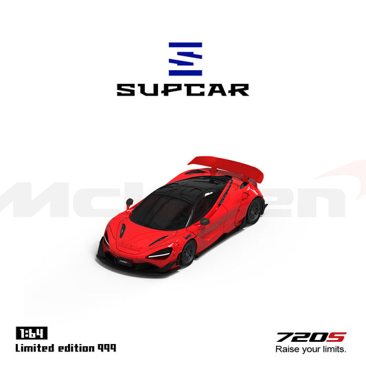 Góc trước xe McLaren 720S Red SUPCAR 1:64