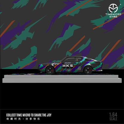 Góc nghiêng xe Nissan KPGC110 HKS Time Micro 1:64