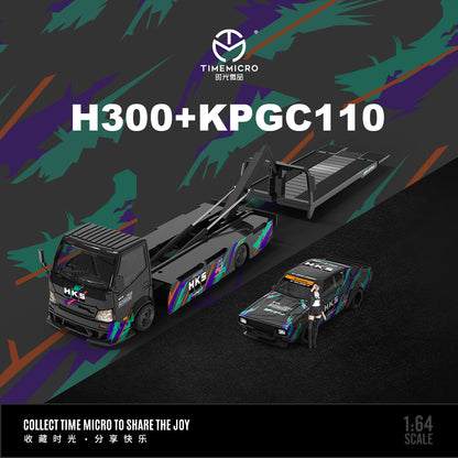 Mô hình xe H300 Flatbed Transporter Time Micro 1:64