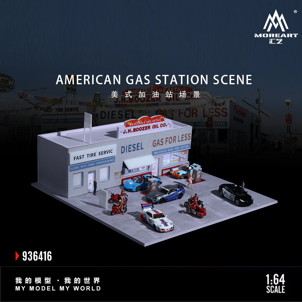Toàn cảnh diorama American Gas Station