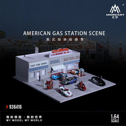 Toàn cảnh diorama American Gas Station