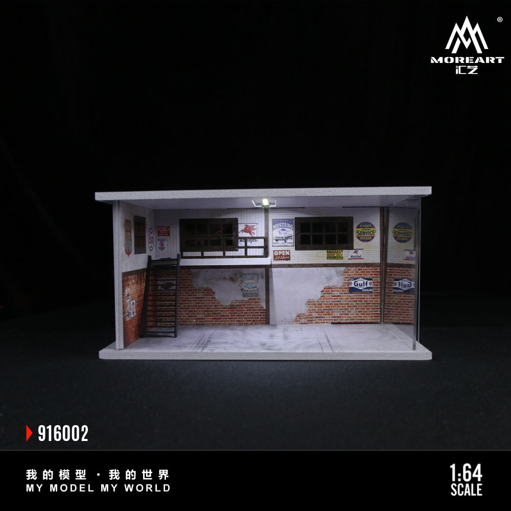 Góc nhìn cận cảnh Diorama Auto Repair Shop MoreArt
