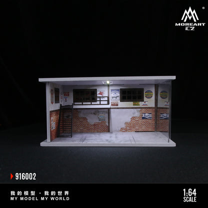 Góc nhìn cận cảnh Diorama Auto Repair Shop MoreArt