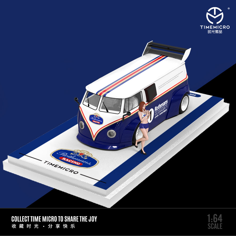 Volkswagen T1 Minivan Rothmans Time Micro nhìn từ bên hông
