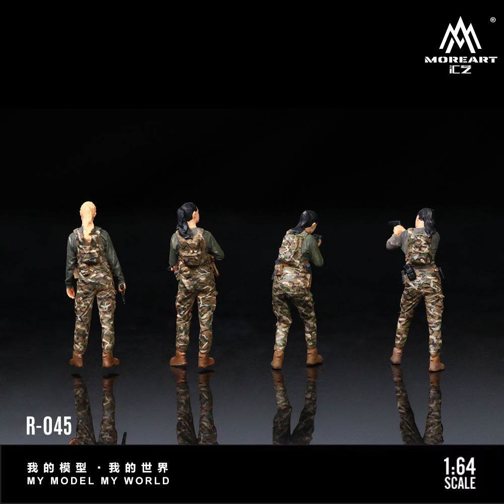 Mô hình Diorama Special Forces Female Doll Set chi tiết trang bị