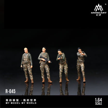 Mô hình Diorama Special Forces Female Doll Set nhìn từ trên