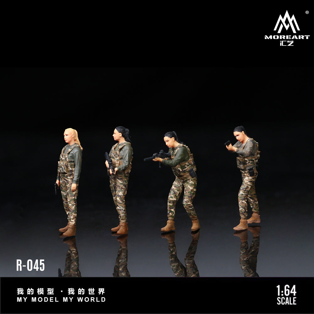 Diorama Special Forces Female Doll Set độc đáo
