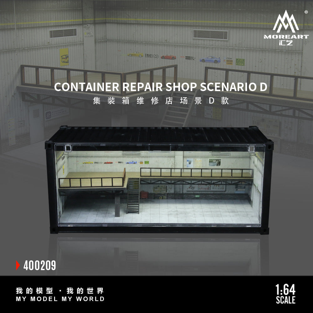Tổng quan Diorama Container Repair Shop của MoreArt