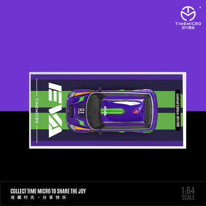 Góc nghiêng xe BMW MINI Cooper tím