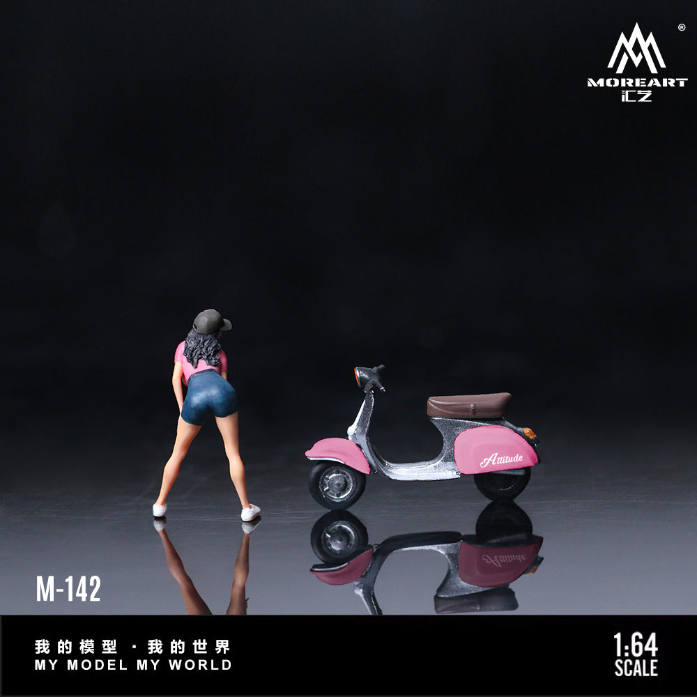 Tổng quan diorama Pink Scooter MoreArt