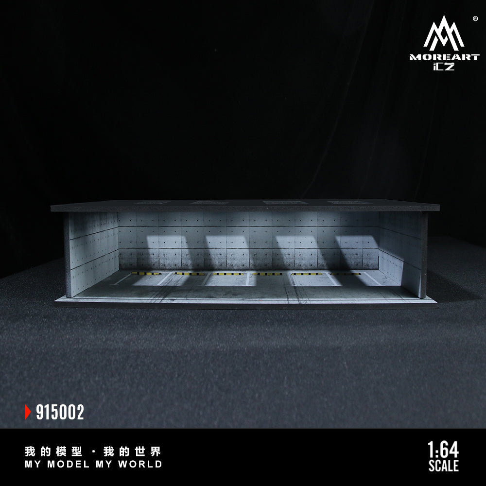 Mô hình diorama Garage Lighted MoreArt tỉ lệ 1:64