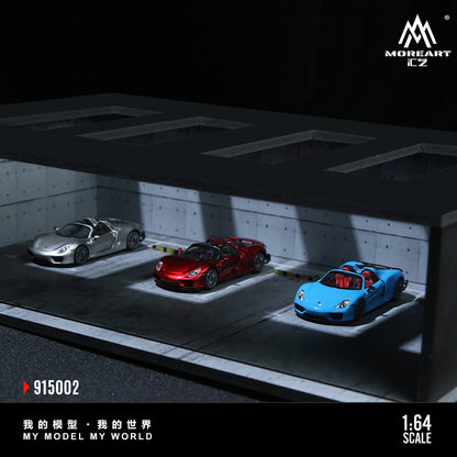 Xe hơi trong diorama Garage Lighted