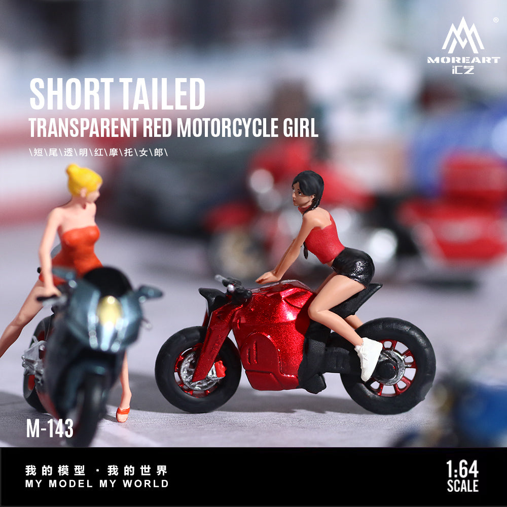 Góc chính diện diorama Motorcycle Girl