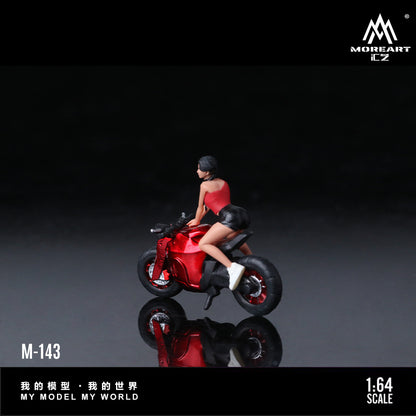 Vỏ hộp diorama Motorcycle Girl