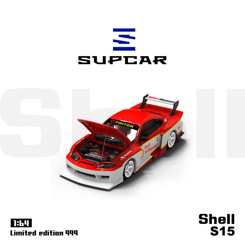 Góc trước xe SUPCAR S15 Shell tỉ lệ 1:64