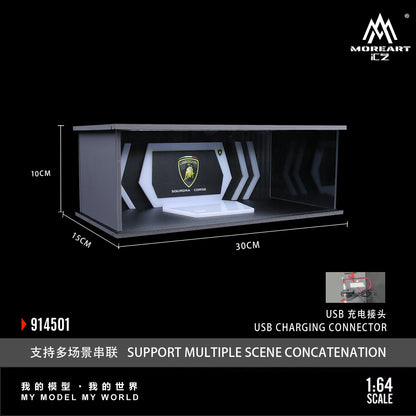 Chi tiết nội thất bên trong showroom Lamborghini