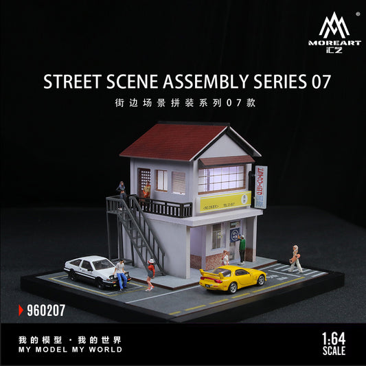Diorama Street Scene Light MoreArt 1:64