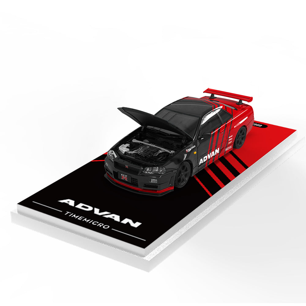 Mô hình Nissan GTR34 Advan