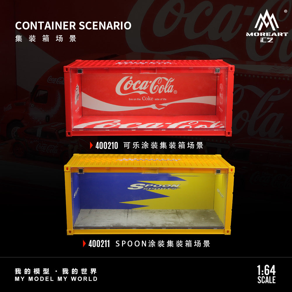 Container tỉ lệ 1:64 có đèn LED MOREART