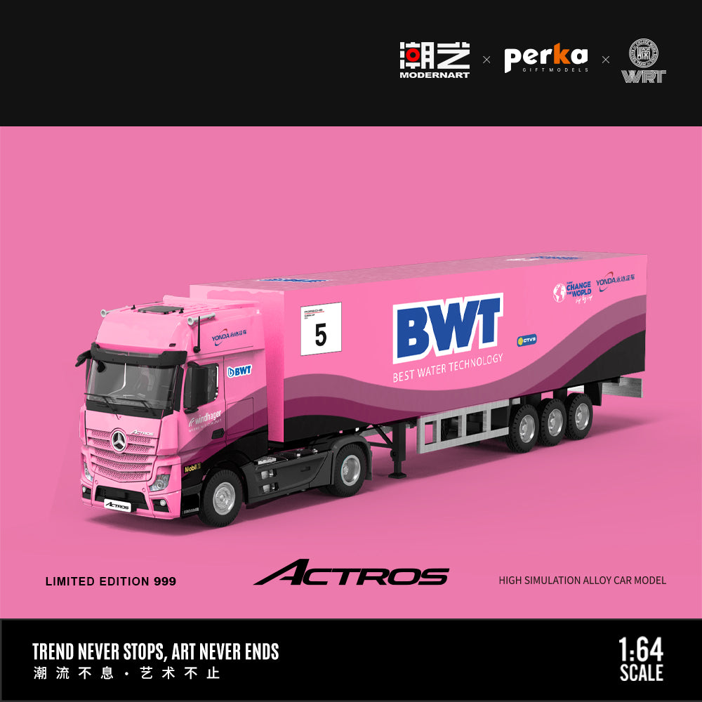 Góc trước xe container Mercedes-Benz Actros