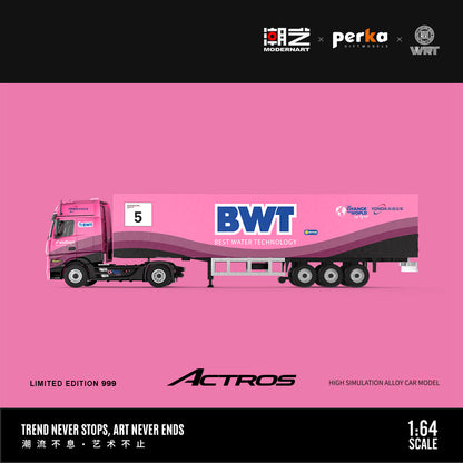 Thùng container xe Actros Yongda BWT