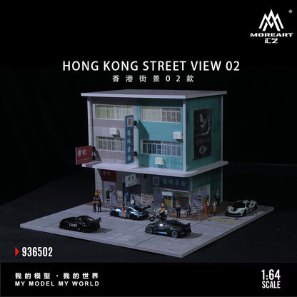 Mô hình diorama Moreart 1:64 Hong Kong Street Scene 02 Lighted Version