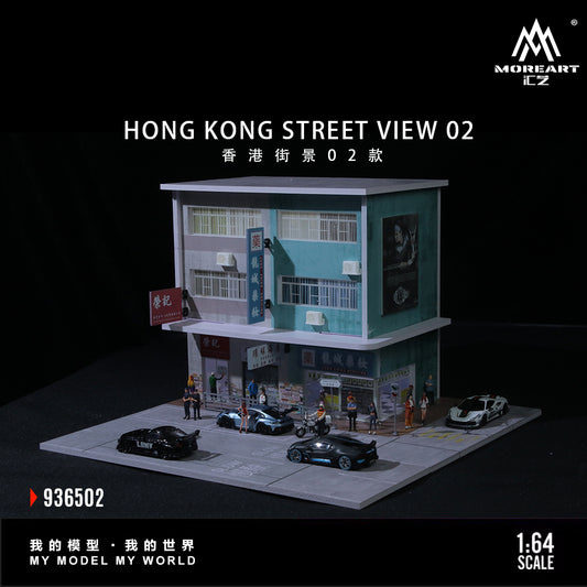 Mô hình diorama Moreart 1:64 Hong Kong Street Scene 02 Lighted Version