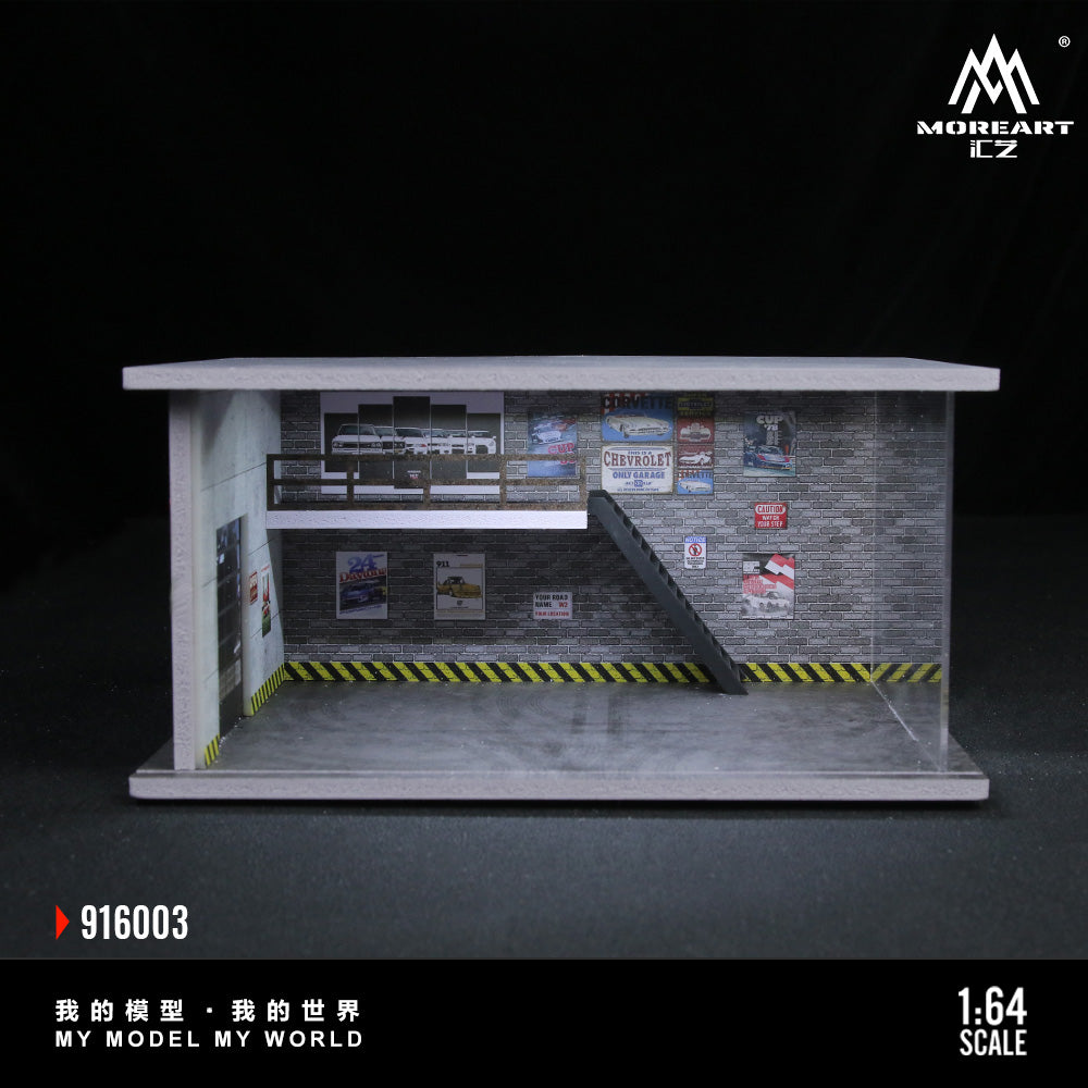 Mô hình diorama Moreart 1:64 Auto Repair Shop-Model B