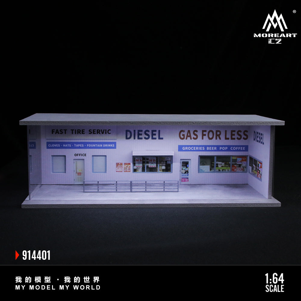 Diorama American Gas Station tổng quan