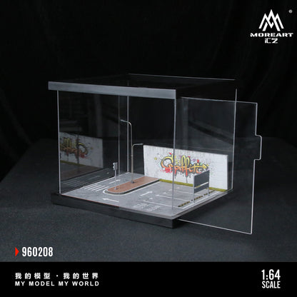 Góc cận cảnh diorama đường phố