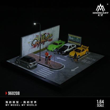 Diorama đường phố MOREART tỉ lệ 1:64