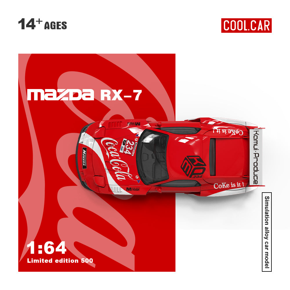 Nội thất xe Mazda RX-7 Red Cola