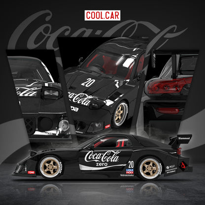 Góc nghiêng xe Mazda RX-7 Black Cola